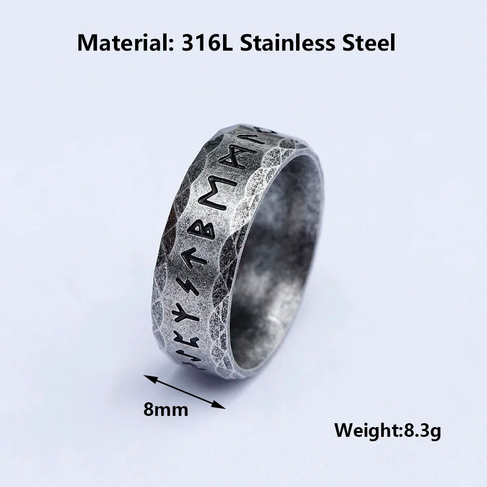 Men's 316L stainless-steel Reteo Ring