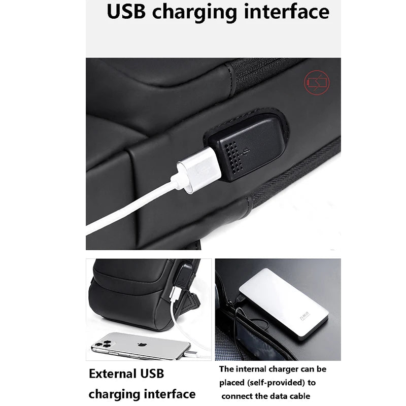 Anti-theft USB Shoulder Bag