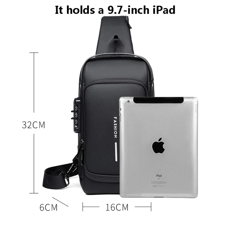 Anti-theft USB Shoulder Bag