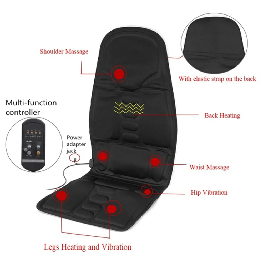 Back Massager Seat Cushion